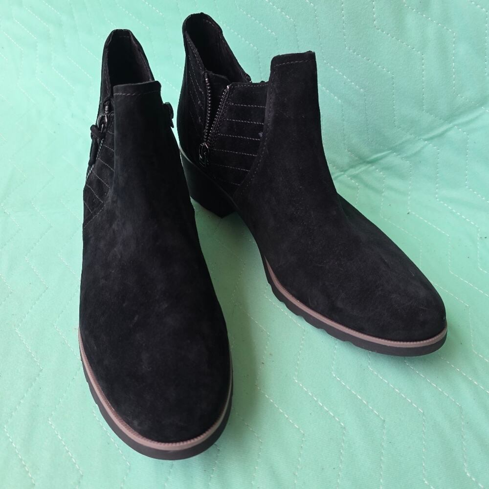 Reef Voyage Boot Low Women 11 suede leather bootie NWOT boho ankle zipper